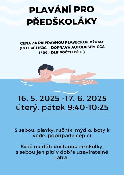 Plavání pro předškoláky
